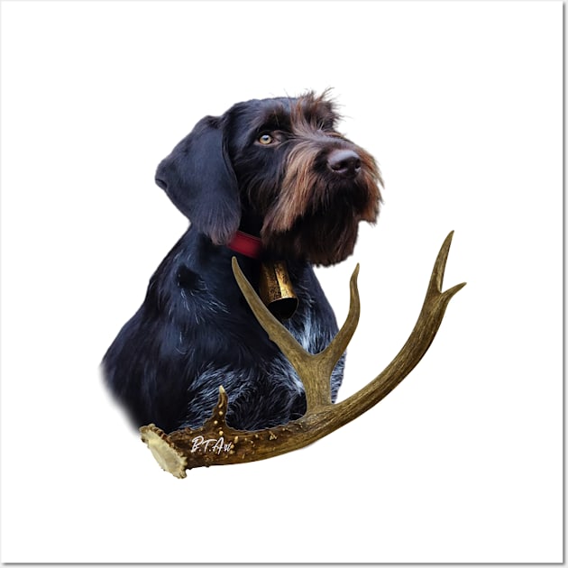 German Wirehaired Pointer Wall Art by German Wirehaired Pointer 